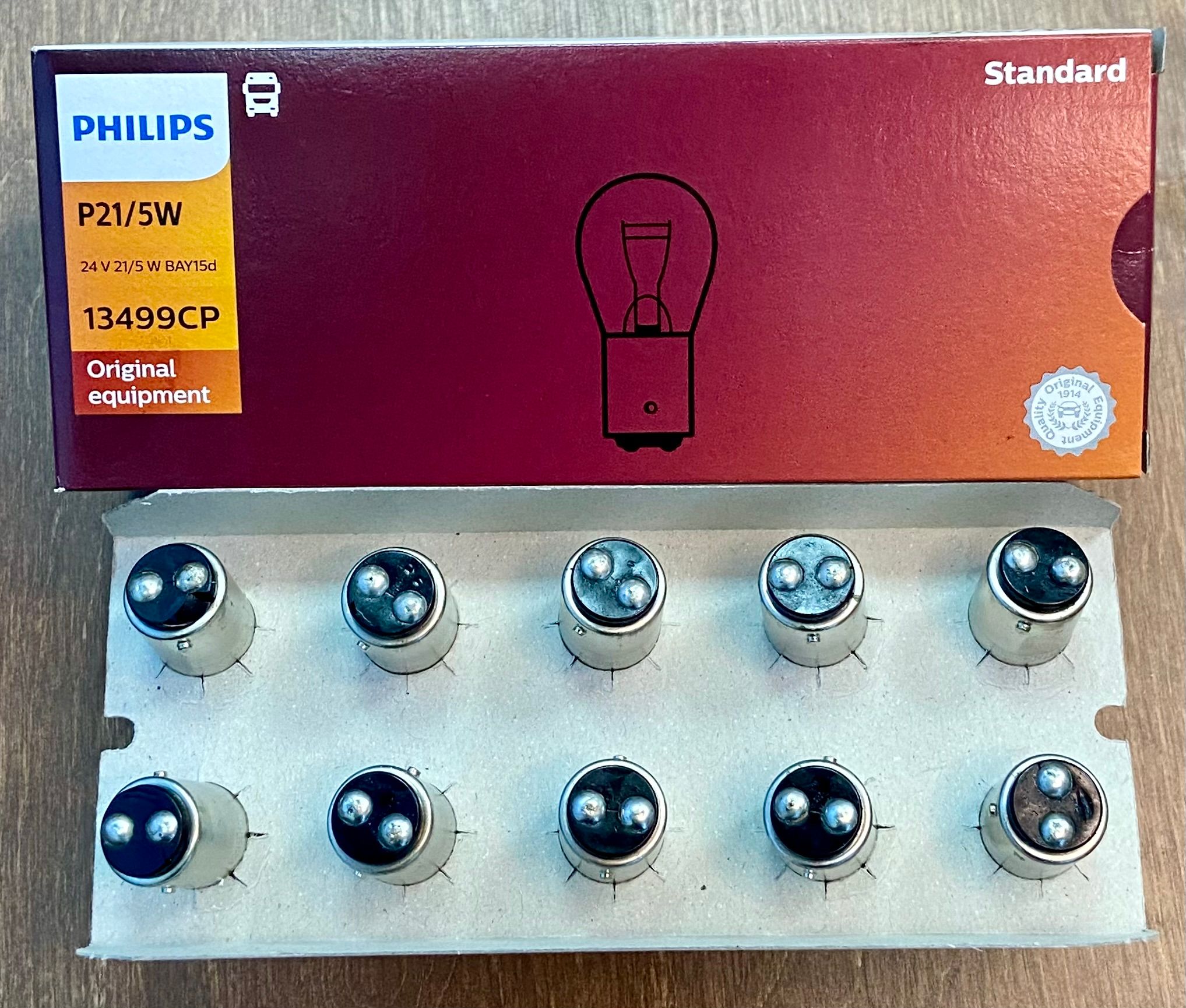 Philips 24V P21/5W BAY15d