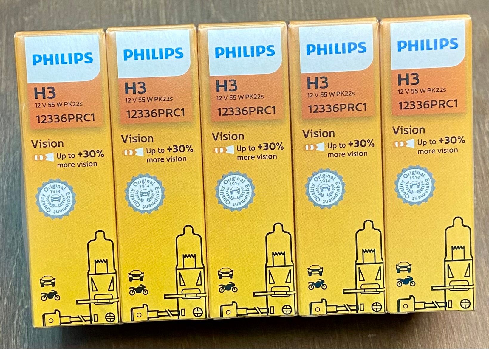 Philips H3 12v 55W Vision +30%