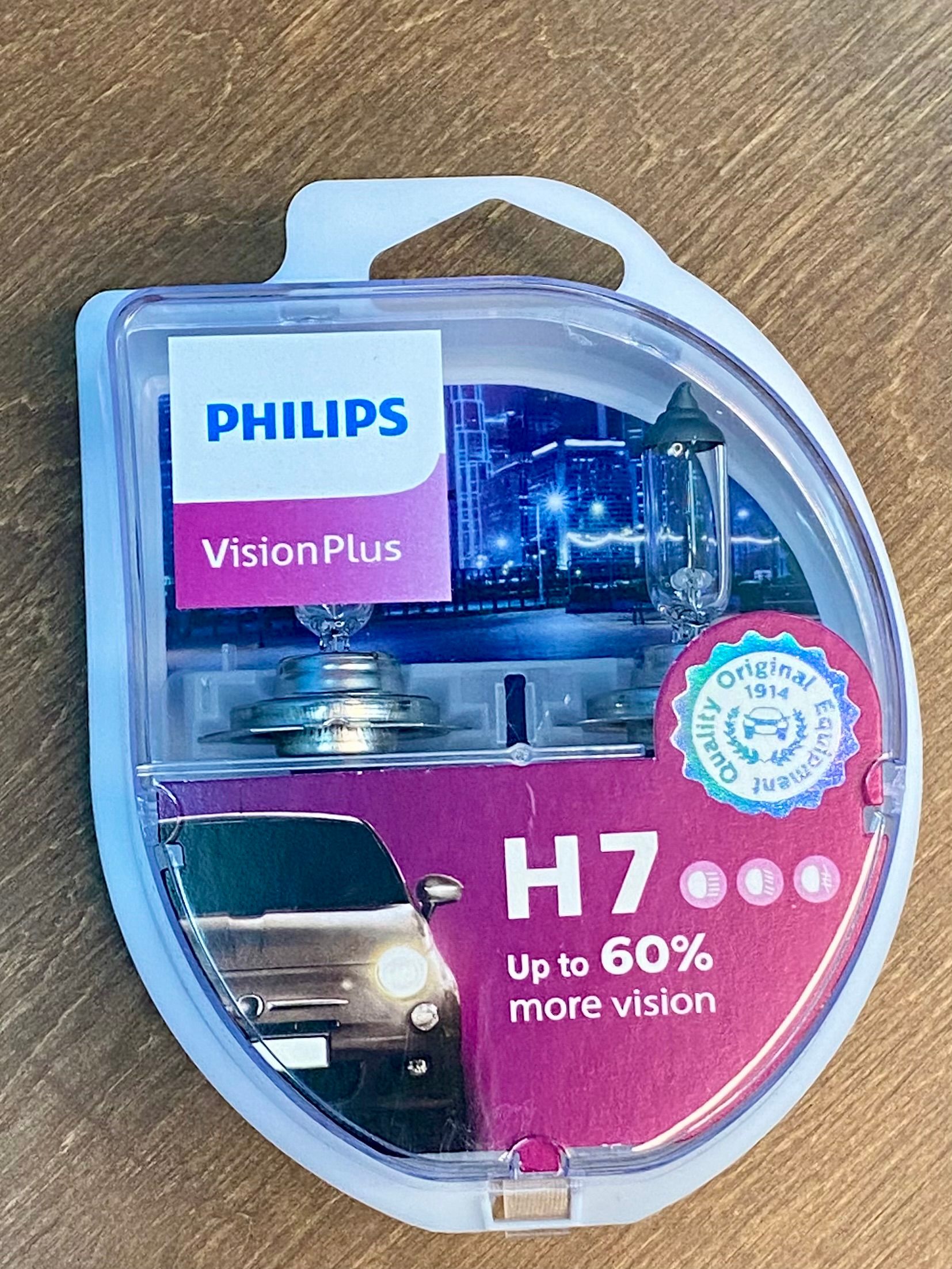 Philips H7 Vision Plus +60%